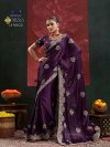 Soraya By Sethnic Satin Chiffon Designer Saree 